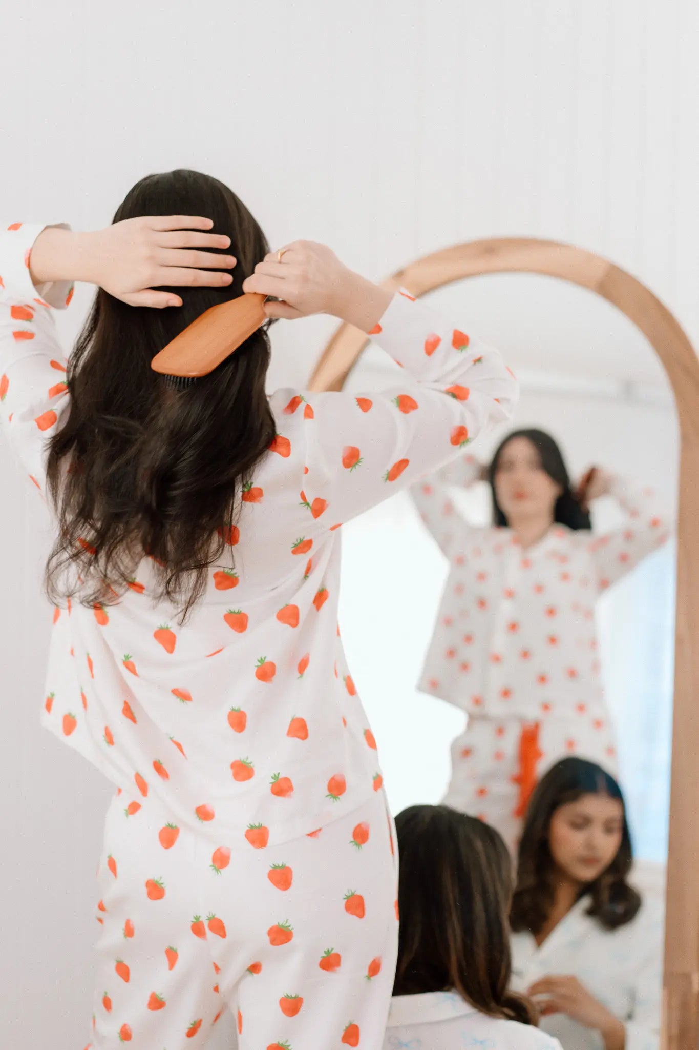Strawberries & Cream Long Tencel™ Pyjama Set