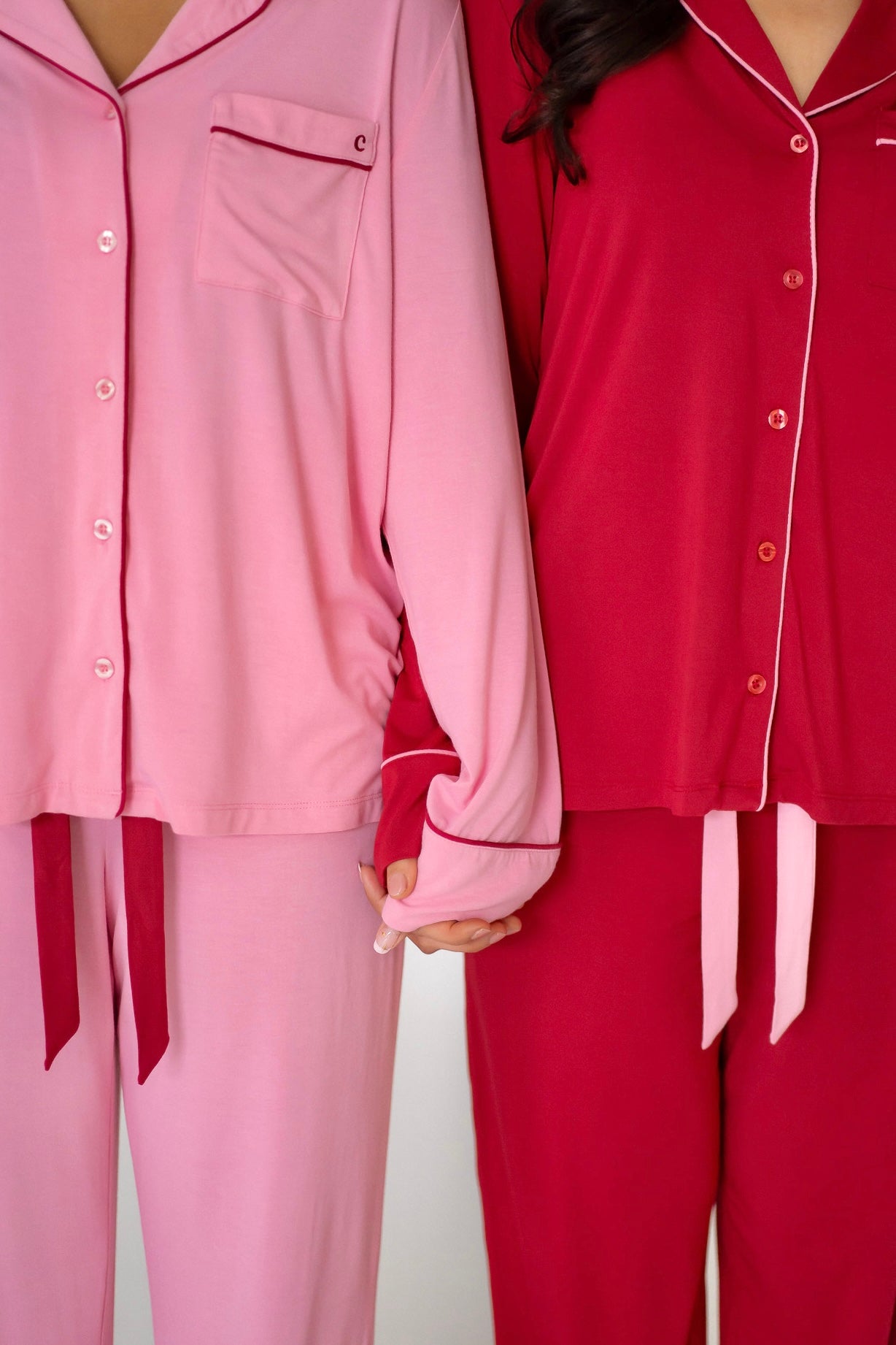 Hibiscus Long Bamboo Pyjama Set
