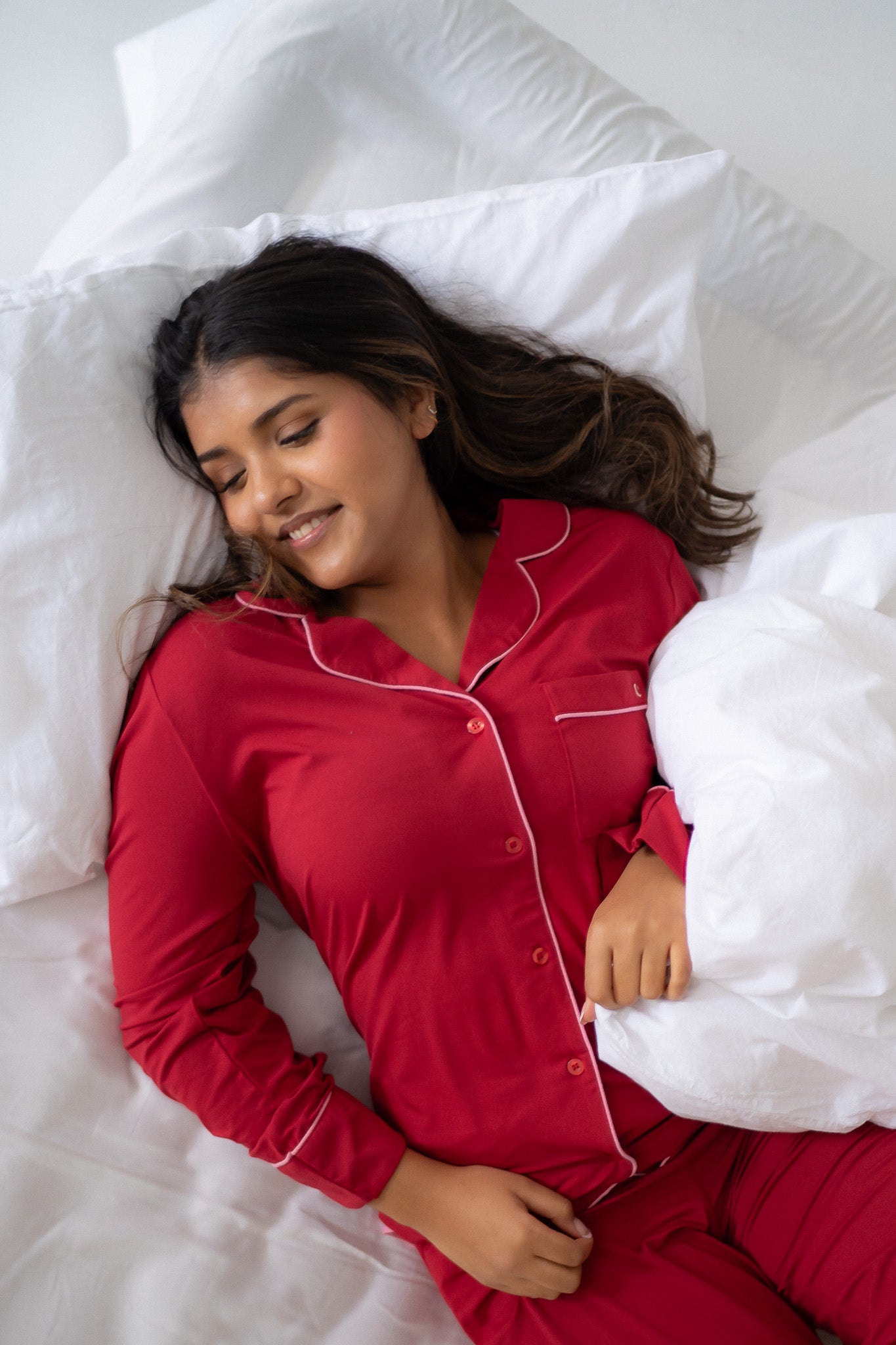 Hibiscus Long Bamboo Pyjama Set