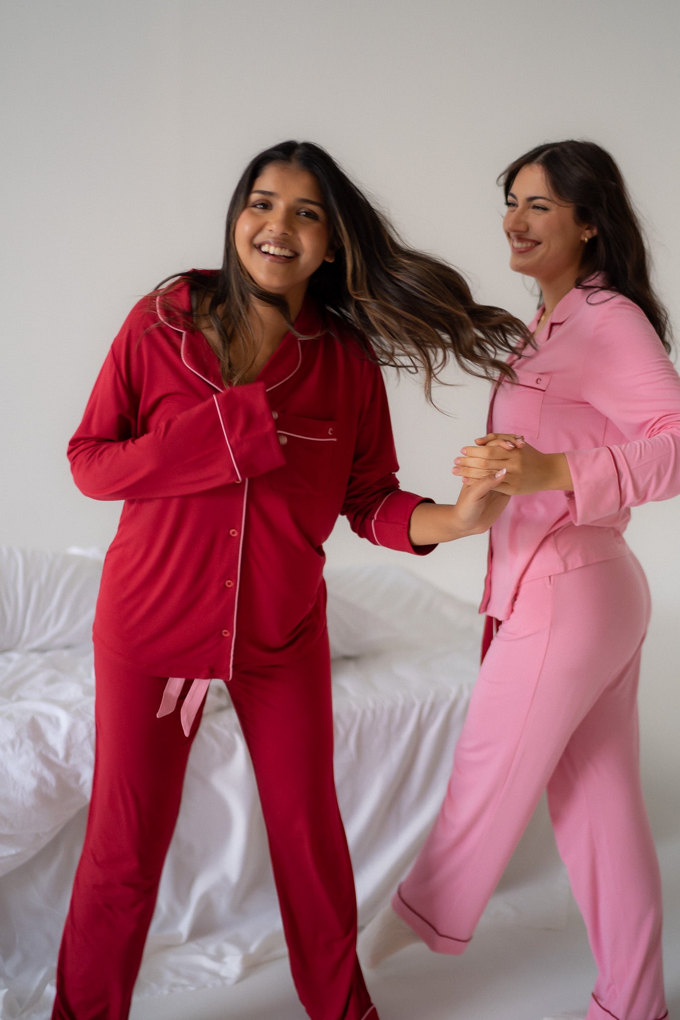 Hibiscus Long Bamboo Pyjama Set