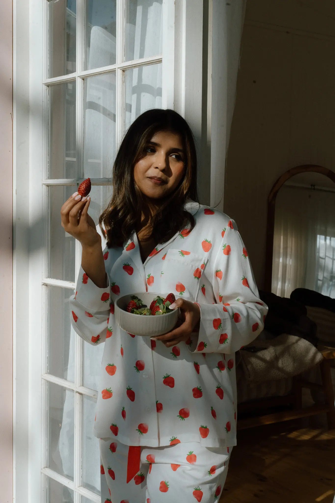 Strawberries & Cream Pyjama Set