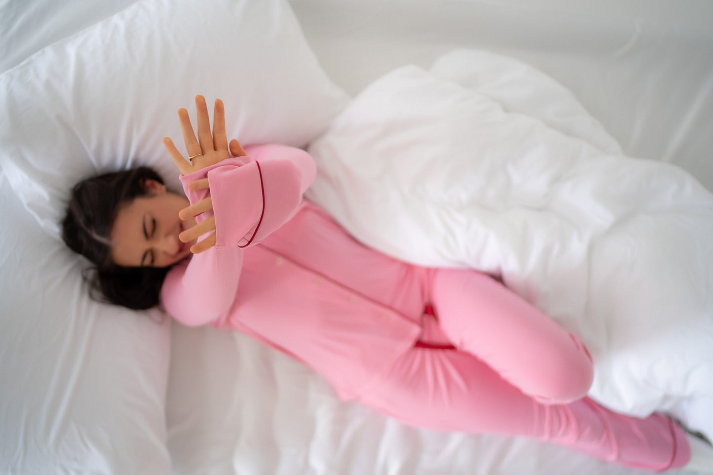 Cherry Blossom Long Bamboo Pyjama Set